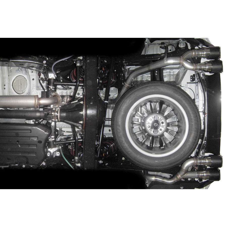 M'z SPEED エキゾーストシステム 左右4本出し (MZ97) ステンレス