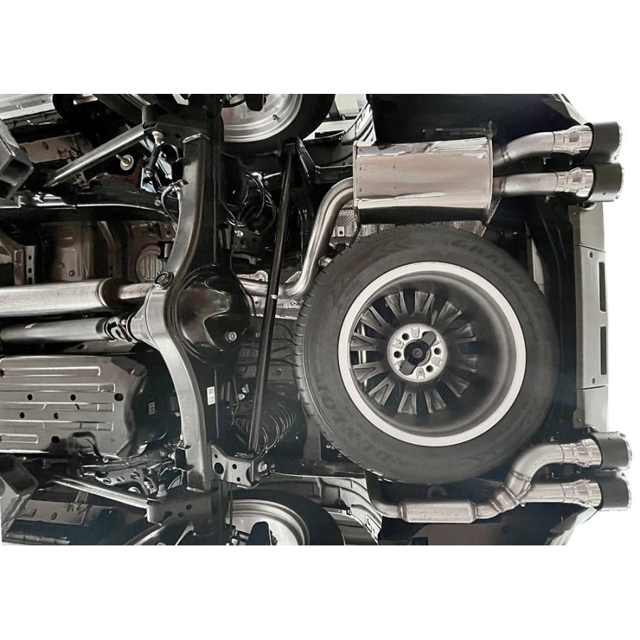 なった様 確認用 M'z SPEED エキゾーストシステム 左右4本出し (MZ108) ステンレス