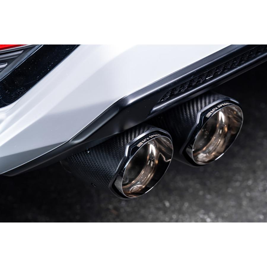 M'z SPEED エキゾーストシステム 左右4本出し (MZ108) ステンレス