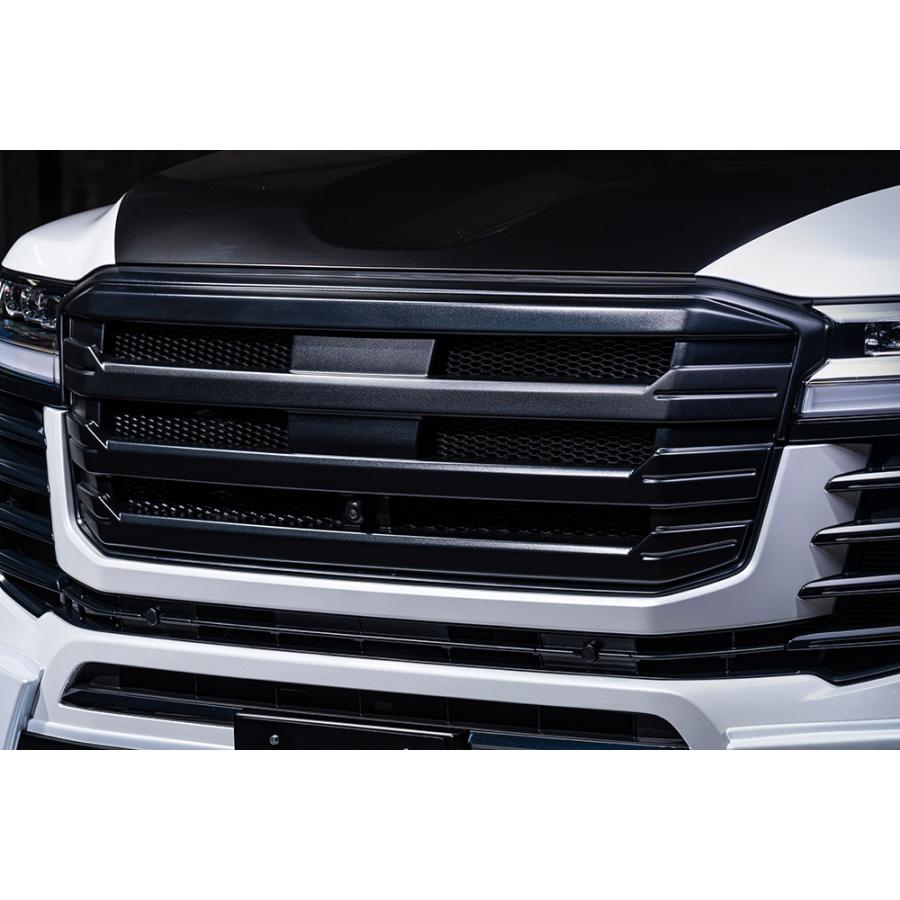M'z SPEED フロントグリル つや消しブラック AES ランドクルーザー