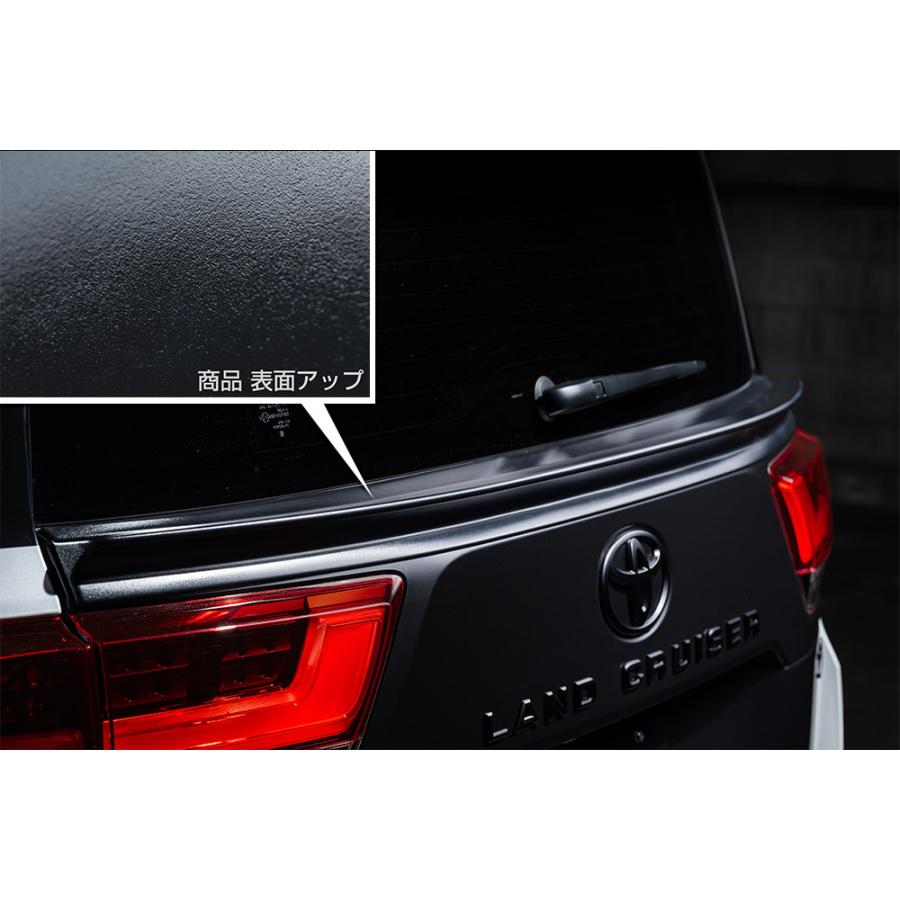 M'z SPEED リアゲートスポイラー つや消しブラック AES