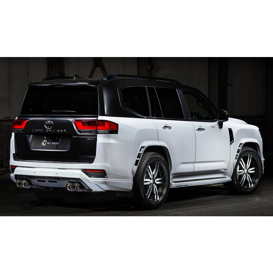 M'z SPEED リアアンダースポイラー つや消しブラック AES