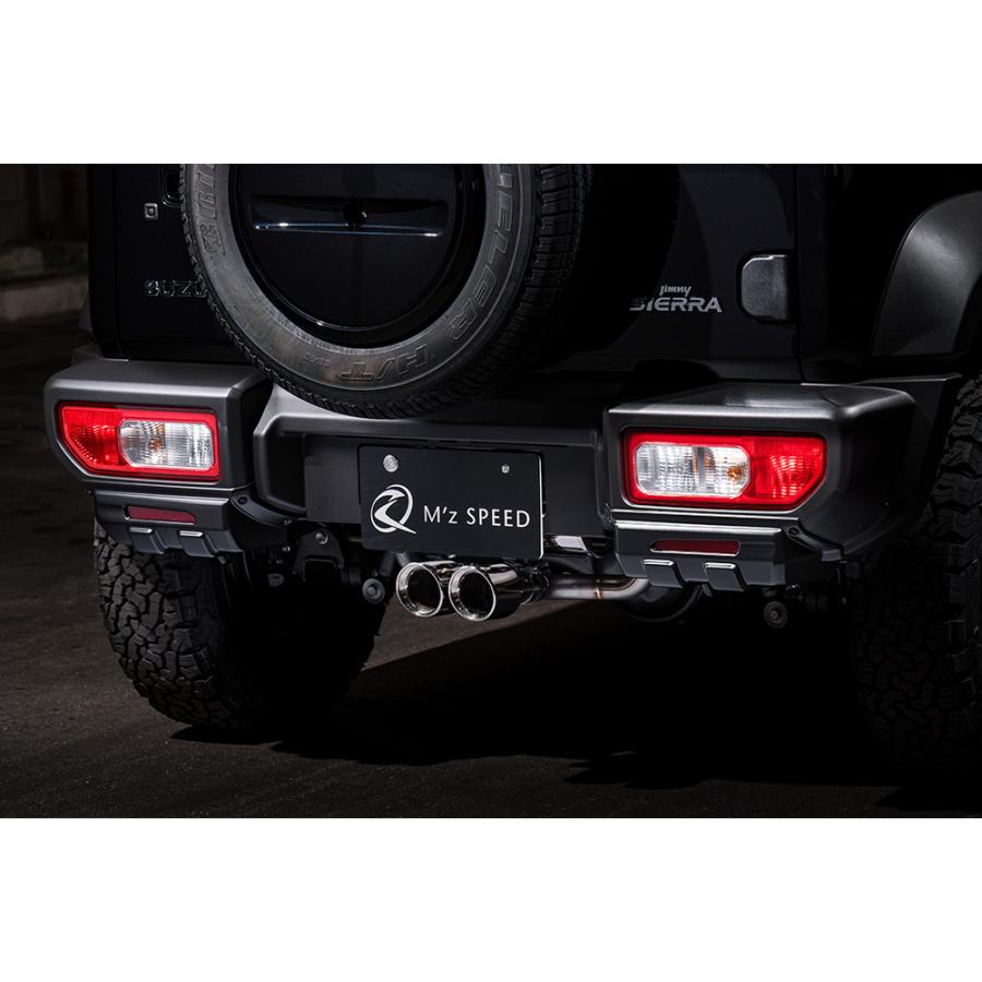 M'z SPEED リアバンパーガード つや消しブラック AES