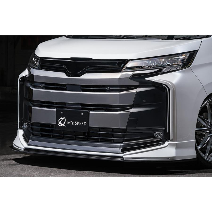 M'z SPEED フロントハーフスポイラー つや消しブラック AES ノア ZWR90W ZWR95W R4.1〜 ハイブリッドS-Z/S-G グレースライン 3174 | 