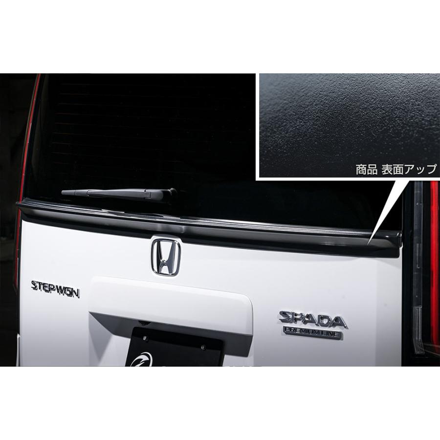 M'z SPEED ステップワゴン RP6 7 8 リアゲートスポイラー M'z SPEED リアゲートスポイラー つや消しブラック AES ステップワゴン
