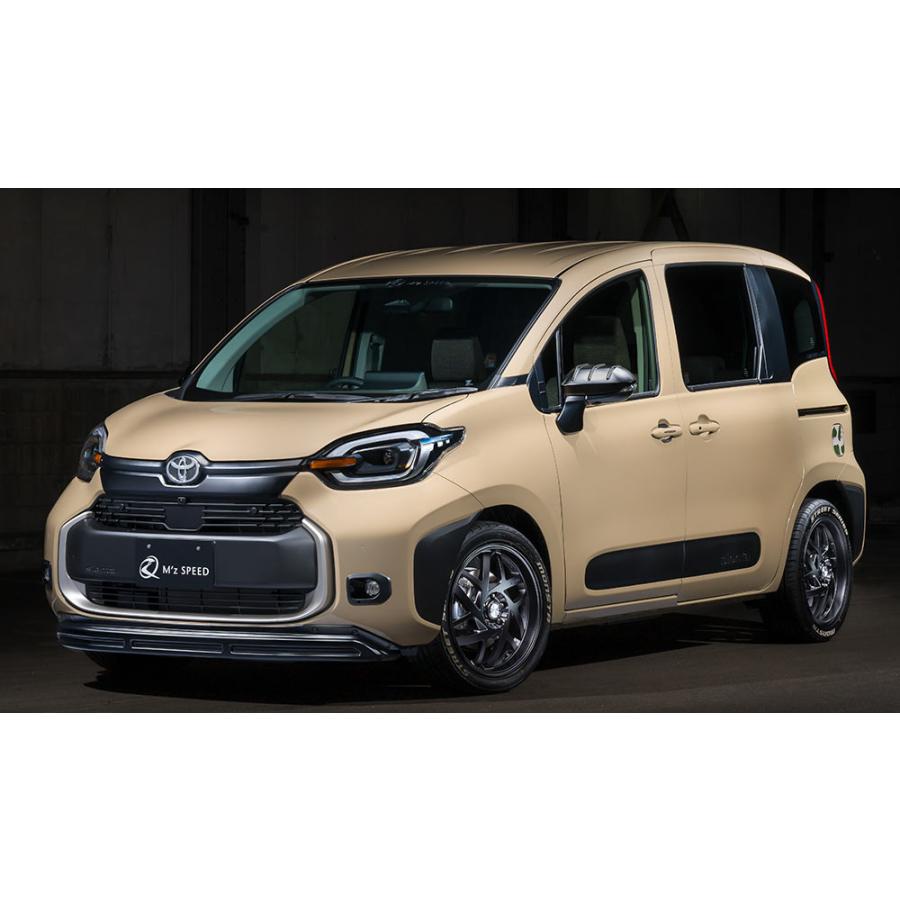 M'z SPEED 2点キット つや消しブラック AES シエンタ MXPC10G MXPL10G