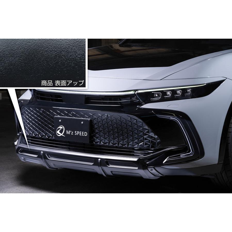M'z SPEED フロントバンパーガード つや消しブラック AES クラウンクロスオーバー TZSH35 AZSH35 R4.9〜 RS/G ...