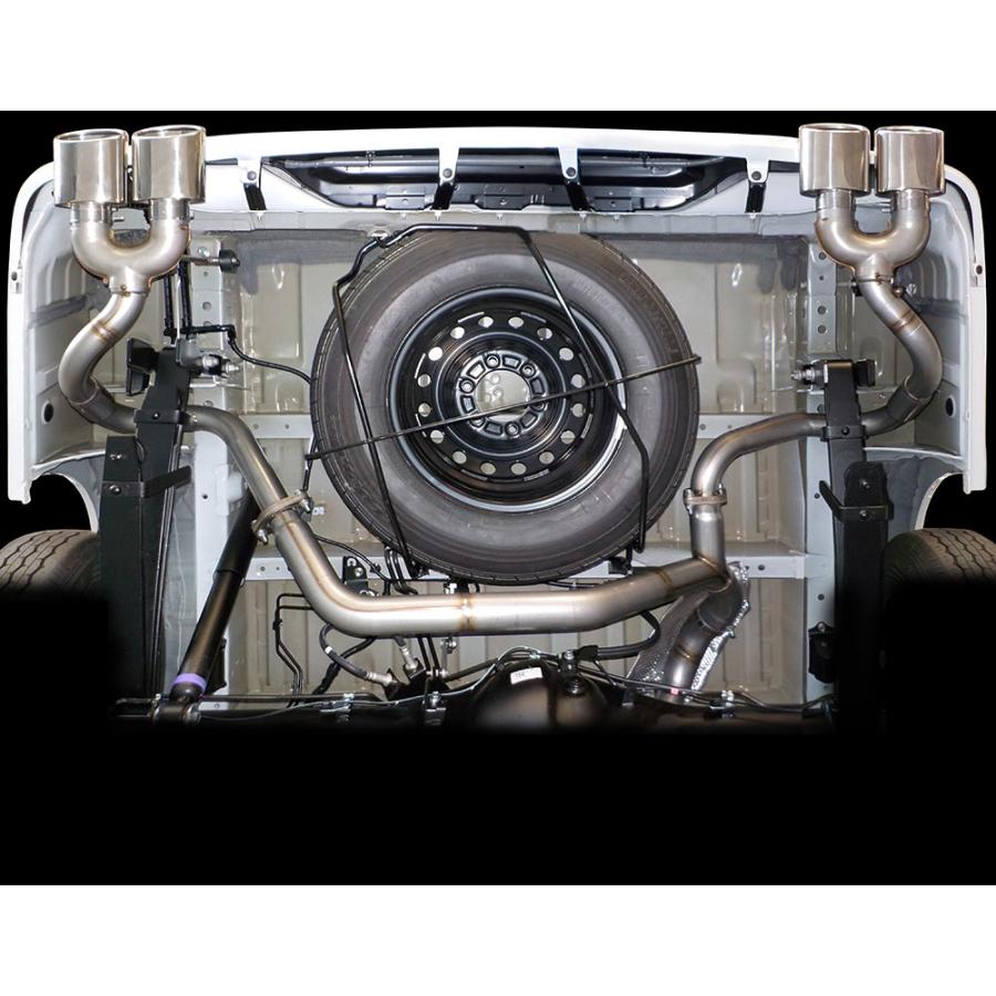 M'z SPEED エキゾーストシステム 左右4本出し(MZ106) ステンレス