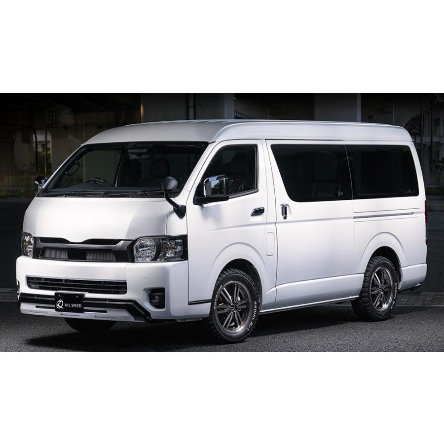 M'z SPEED フロントバンパーガード 塗り分け塗装 (070/BK) AES