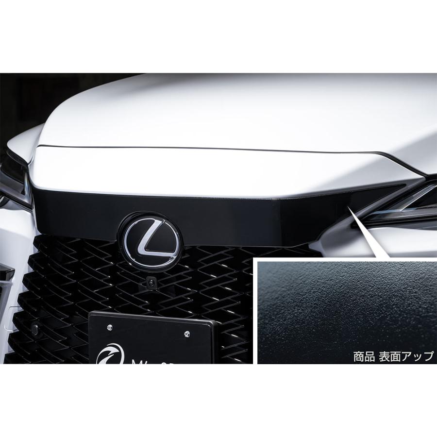 M'z SPEED フロントグリルガーニッシュ つや消しブラック AES レクサス
