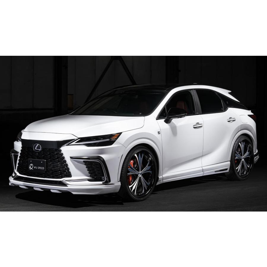 M'z SPEED サイドステップ つや消しブラック AES レクサス RX500h