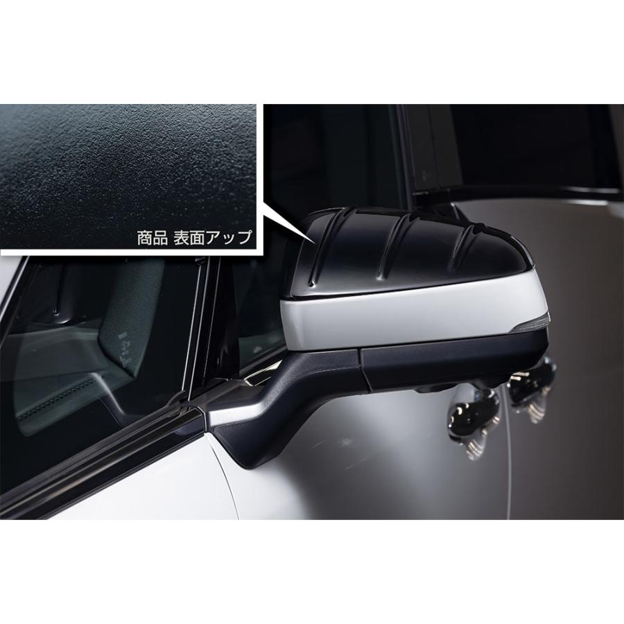 M'z SPEED ドアミラーカバー つや消しブラック AES アルファード