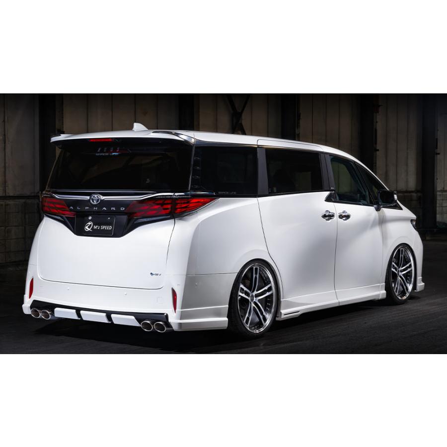 M'z SPEED サイドステップ モール無 塗分塗装(202/BK) AES