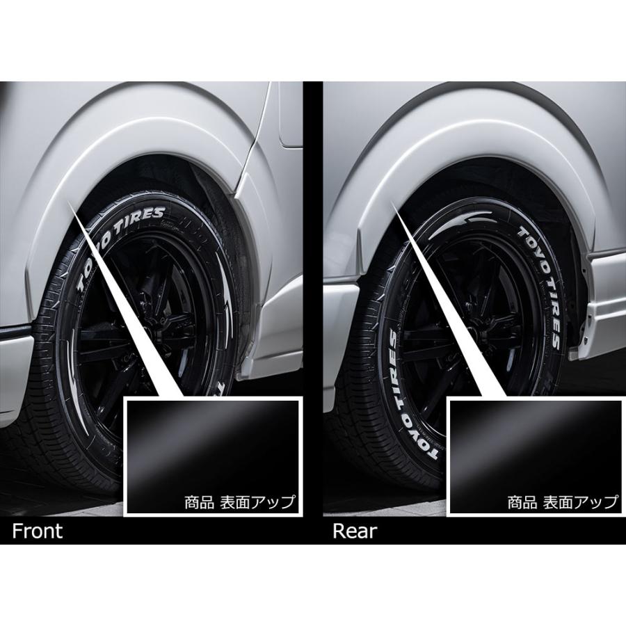 M'z SPEED フェンダーモール ホワイト (070) ABS(表面アクリル