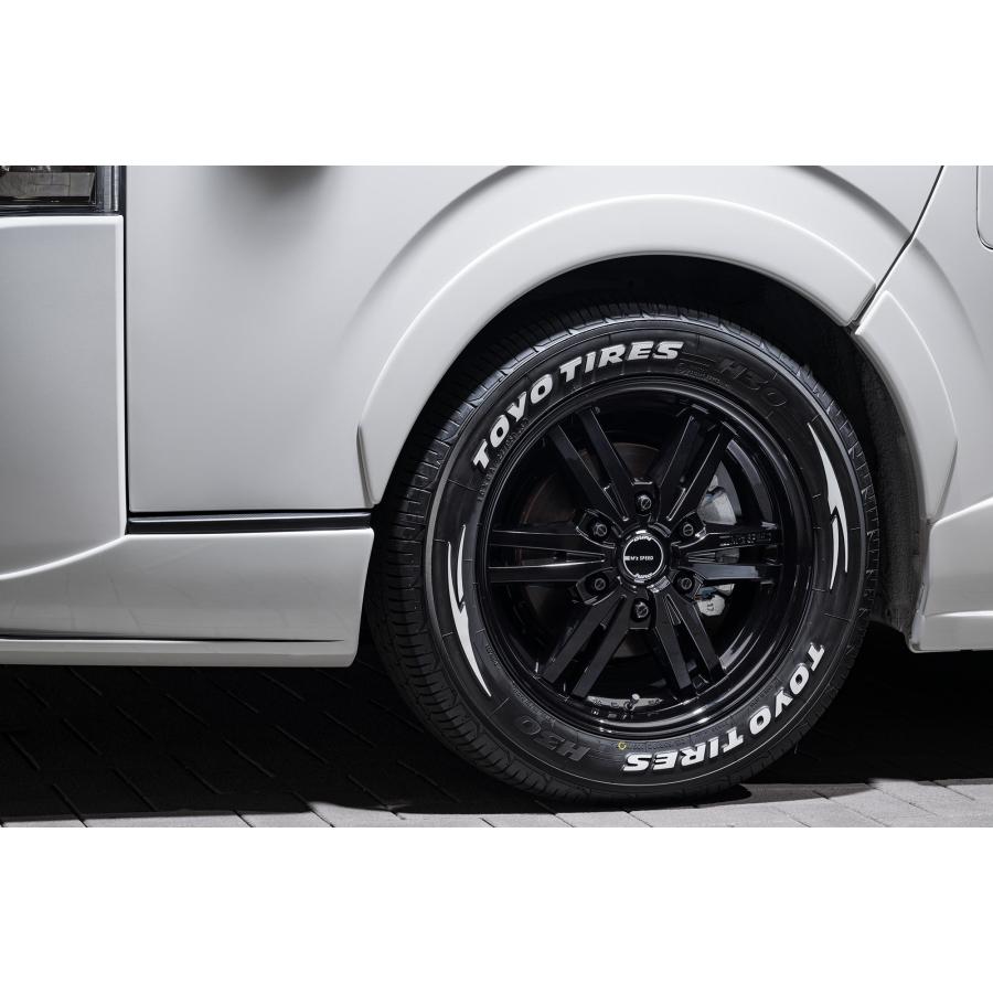 M'z SPEED フェンダーモール ホワイト (070) ABS(表面アクリル