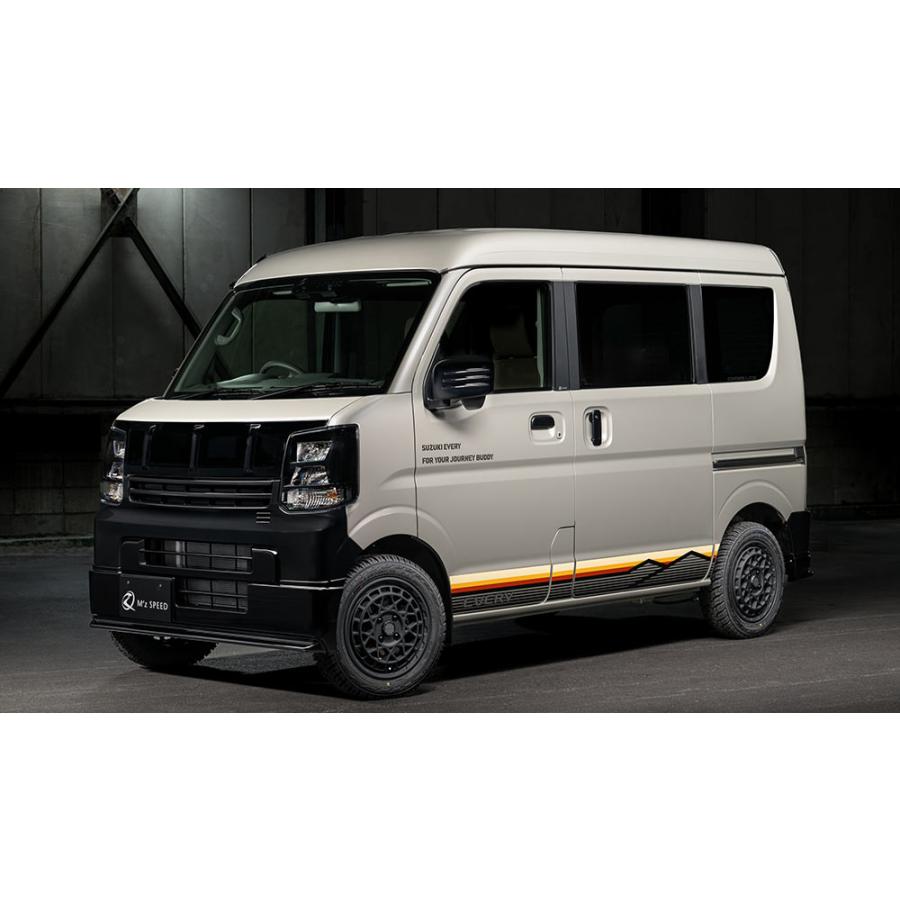 M'z SPEED ボンネットプロテクター ピアノブラック ABS(表面アクリル