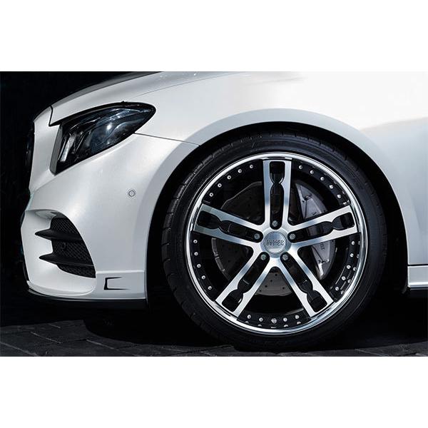 M'z SPEED FORGED DESIGN 555 20×10J PCD112 5H +38 マットブラック/ポリッシュ 20インチ 鍛造2ピースアルミホイール 1本の画像