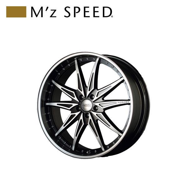 FORGED DESIGN 20インチ アルミホイール 4本セット M'z SPEED FORGED DESIGN 773 20×9.5J PCD114.3 5H +38 ブラック
