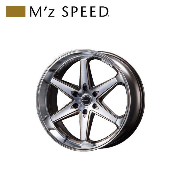 M'z SPEED juno LC150 22×9.5J PCD139.7 6H +24 チタニウムゴールド