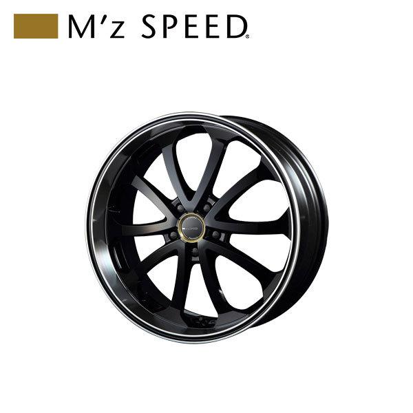 エムズスピード　M'z SPEED ジュノウバベル　20インチ　2本 M'z SPEED juno Babel 20×8.5J PCD114.3 5H +45 ポリッシュ/ブラック