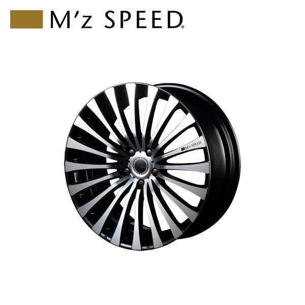 M'z SPEED Julia 666 MONOBLOCK 19×8.0J PCD114.3 5H +48 ブラック