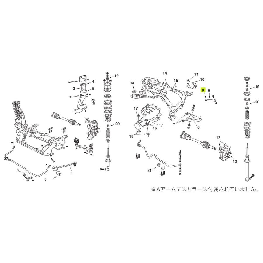 nismo ニスモ リヤアッパーリンクブッシュ(補修部品) 55125-RS580用 1個 スカイラインGT-R BNR32｜auto-craft｜02