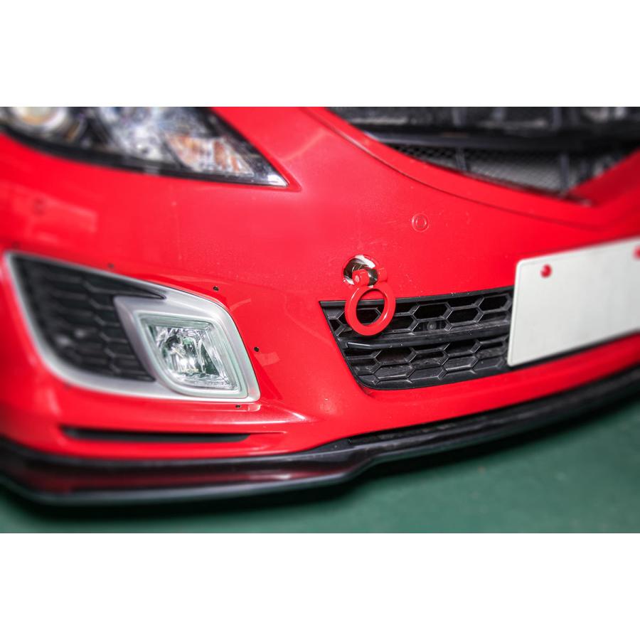 OKUYAMA（オクヤマ） CARBING フリップアップトーイングフック レッド