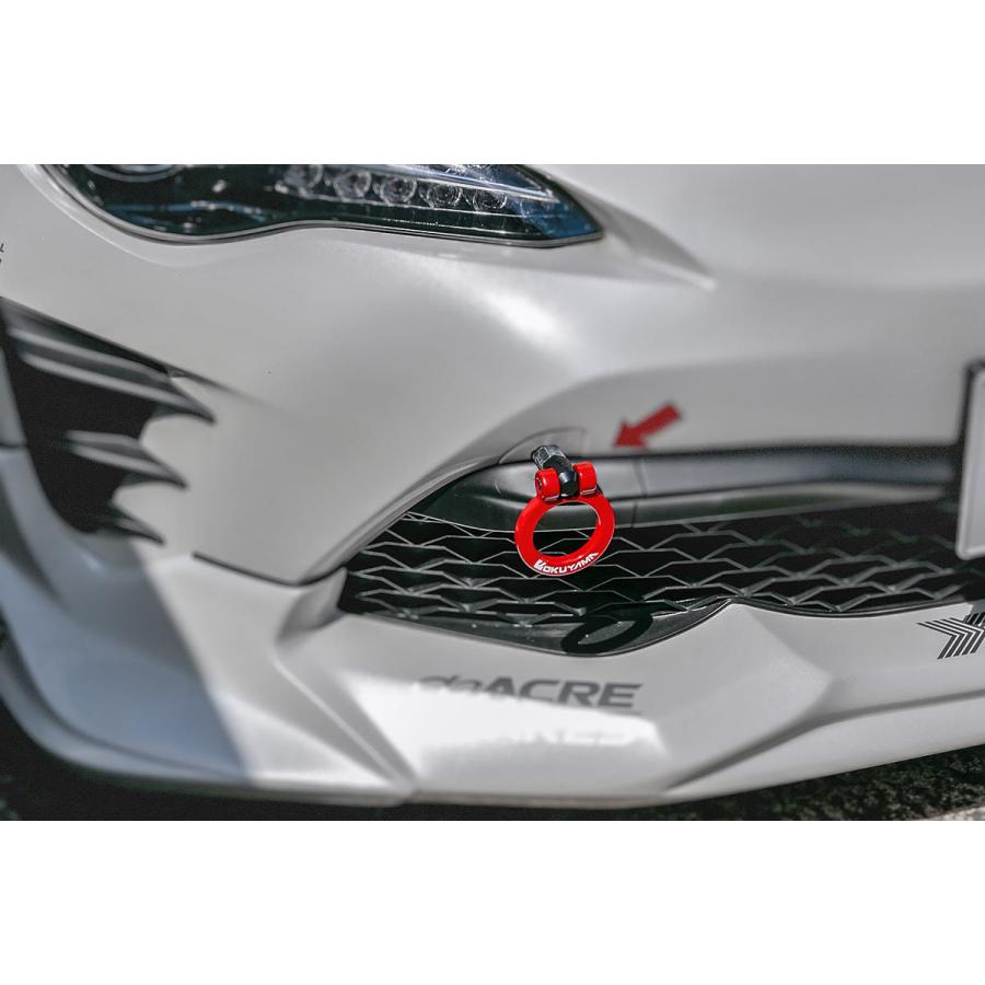 OKUYAMA（オクヤマ） CARBING フリップアップトーイングフック レッド