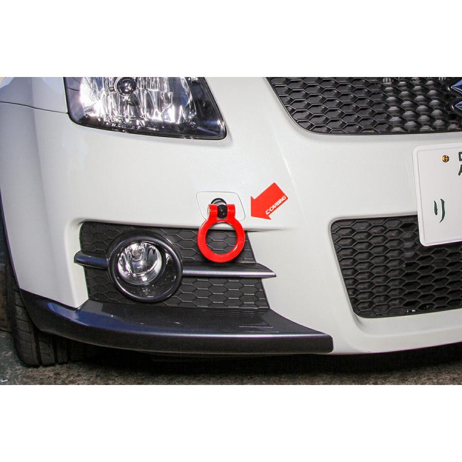 OKUYAMA（オクヤマ） CARBING フリップアップトーイングフック レッド