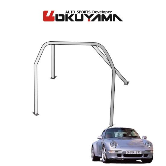 OKUYAMA（オクヤマ） ロールバー スチール製 ポルシェ 911 993 左