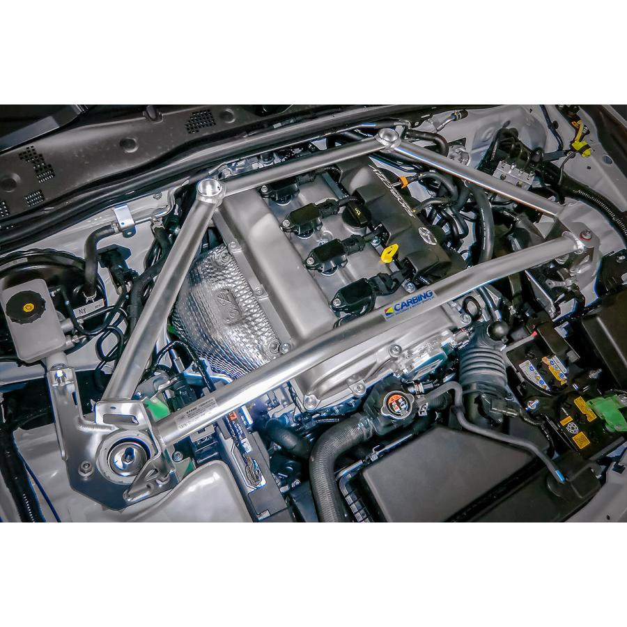 オクヤマ フロントタワーバー  NBロードスター カービング OKUYAMA オクヤマ CARBING ストラットタワーバー フロント タイプ専用