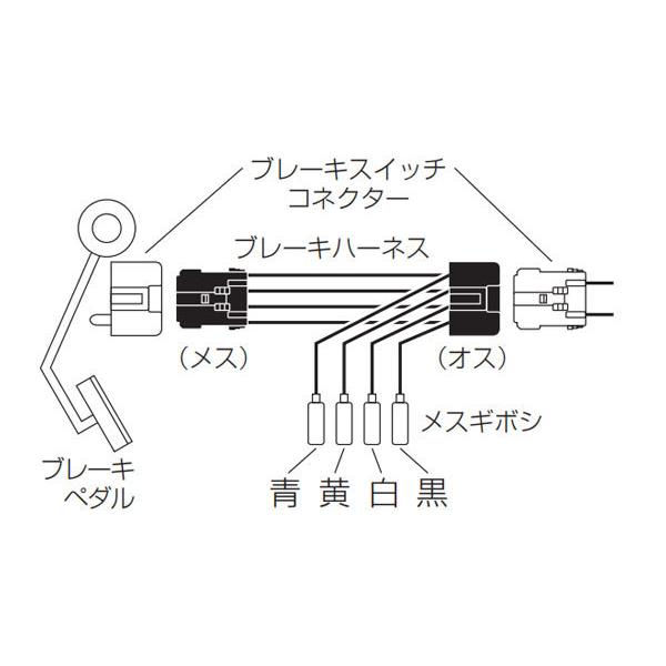 PIVOT ピボット スロットルコントローラー 3-driveシリーズ用 ブレーキハーネス BR-12｜auto-craft｜02