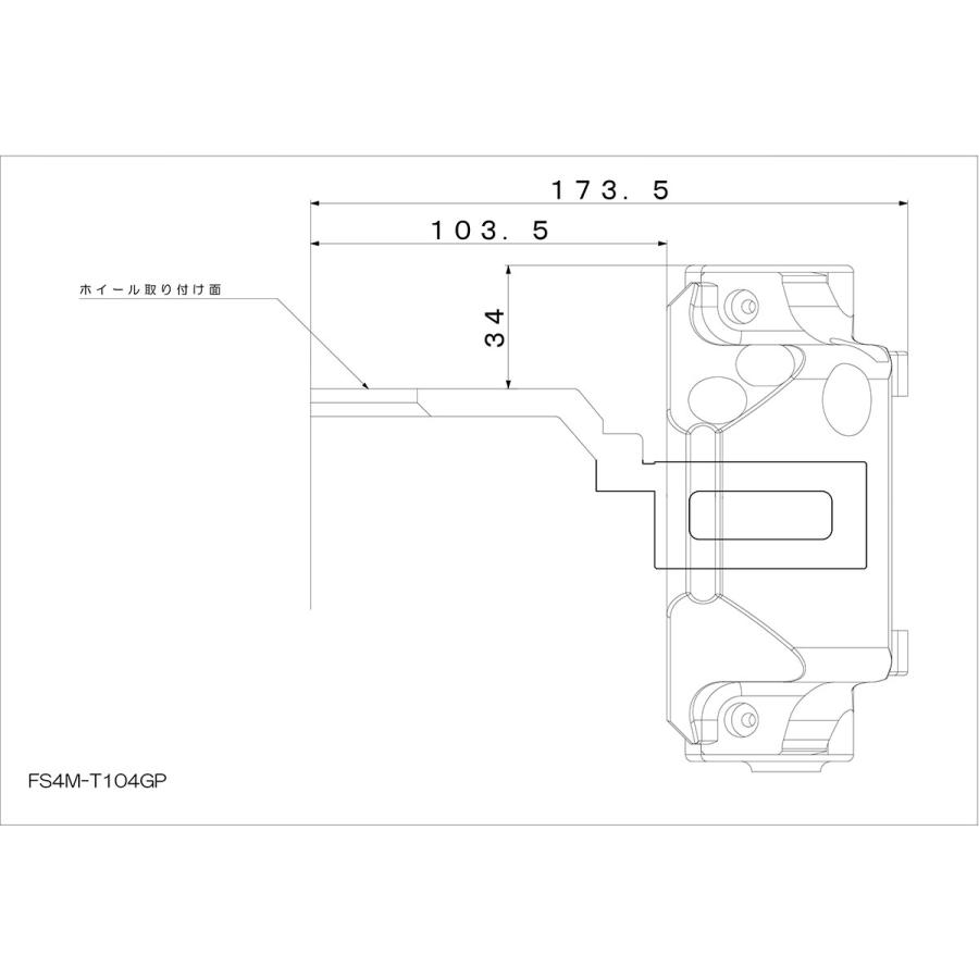 Project Mu プロジェクトミュー ブレーキキャリパーキット FS4M 323x32mm フロント用 チェイサー JZX90 H4.10〜H8.9_2