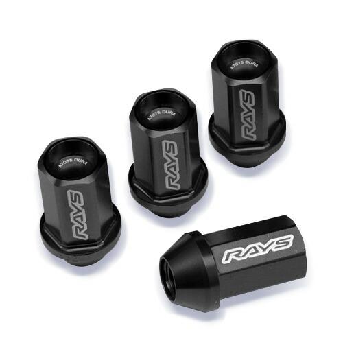 RAYS レイズ DURA-NUT ジュラナット M12×P1.25 L42 ブラック 