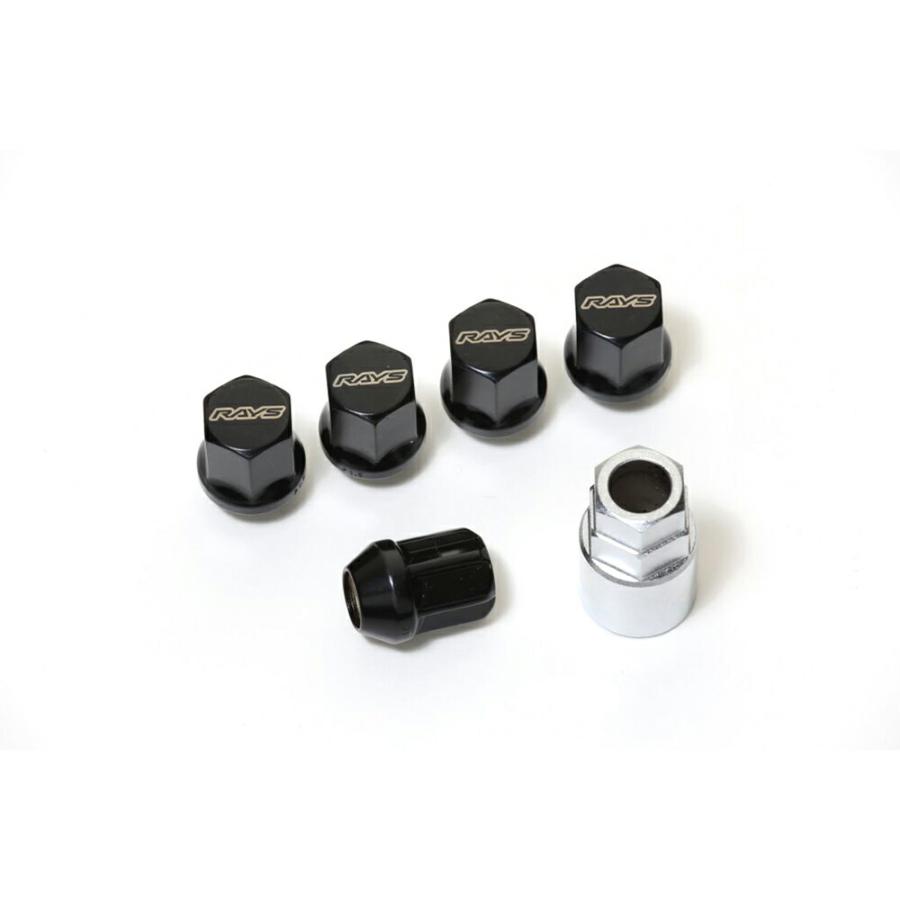 ryoryoさん専用 M8右ブラックロックナット 付属 RAYS レイズ 19HEXナット＆ロックセット 5H用 12X1.5 ブラック L31