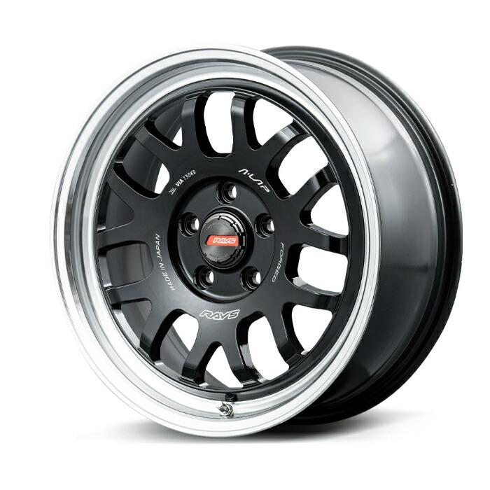 RAYS レイズ A○LAP エーラップ 07X Black/Rim Diamond Cut (BD