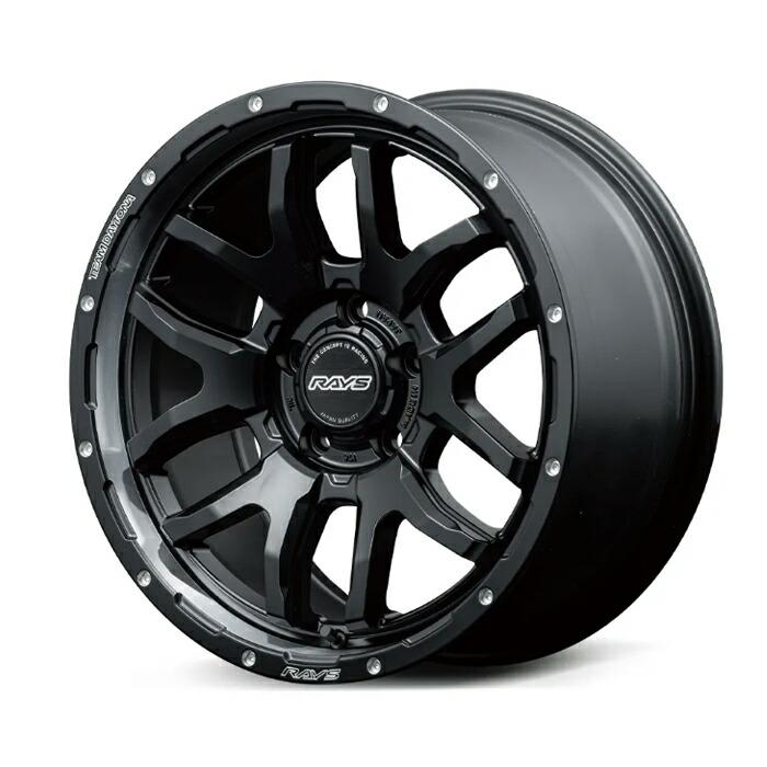 RAYS レイズ TEAM DAYTONA チームデイトナ F6 BOOST Semigloss Black