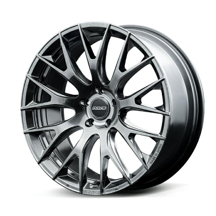 RAYS レイズ ホムラ HOMURA 2X9R DMC/Side Grace Silver (QAJ) 20×9.0J