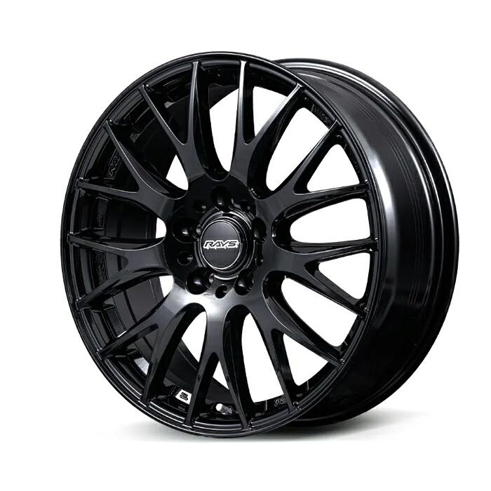 RAYS レイズ ホムラ HOMURA RS 2X9Plus Glossy Black (BXZ) 18×7.5J 5H