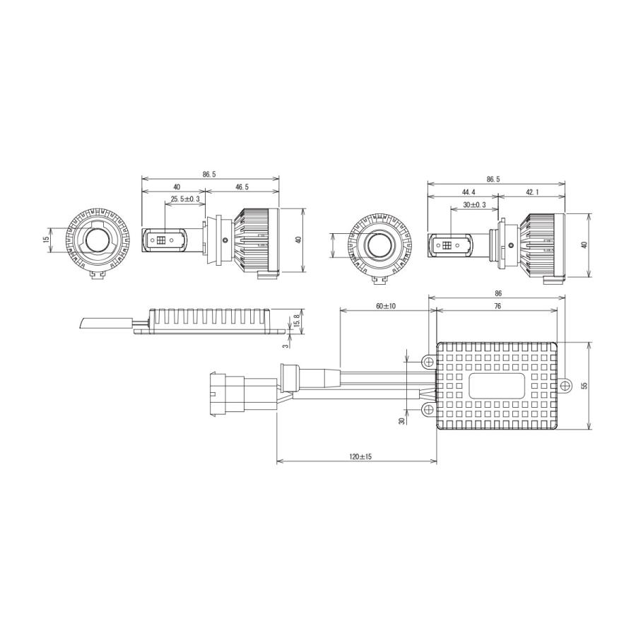 RG パワーLEDヘッドバルブ プレミアムモデル ヘッドライト ロービーム 