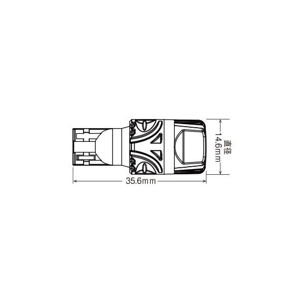 RG レーシングギア LEDバルブ T16 6000K 白色光 バックランプ用 ヴェルファイアハイブリッド AYH30W H27.1〜H29.12｜auto-craft｜02
