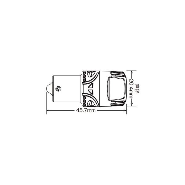 RG レーシングギア LEDバルブ S25平行ピン 6000K 白色光 バックランプ用 ハイエース 100系 H5.8〜H8.7｜auto-craft｜02