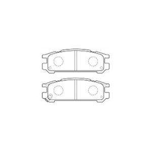 RG レーシングギア パワーディスクブレーキパッド タイプ100R リア用 インプレッサ GF8 H7.10〜H8.8 EJ20 グラベルEX｜auto-craft｜02