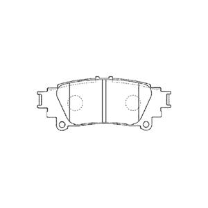 RG レーシングギア SR ブレーキパッド 1台分セット クラウンマジェスタ GWS214 H25.9〜H30.6 ハイブリッドの画像