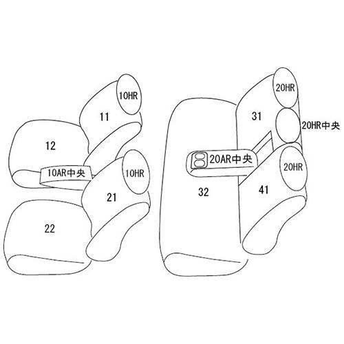 RG レーシングギア SR ブレーキパッド 1台分セット ハリアー MCU10W H9.12〜H13.8 2WDの画像