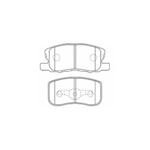 RG レーシングギア SR ブレーキパッド 1台分セット コルト Z27A H14.10〜H16.9 Rディスクの画像