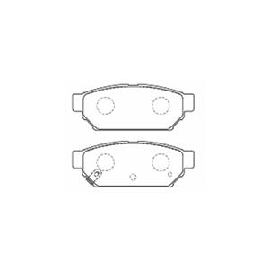 RG レーシングギア SR ブレーキパッド 1台分セット ミラージュ CK4A H7.8〜H12.8の画像