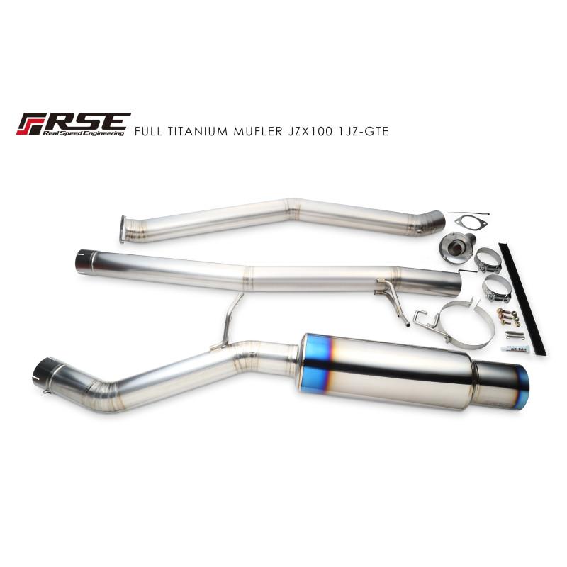 RSE リアルスピードエンジニアリング フルチタンマフラー クレスタ