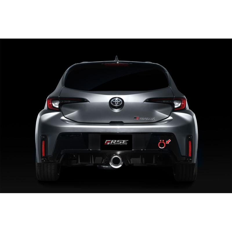 RSE リアルスピードエンジニアリング フルチタンマフラー タイプR (シングル) GRカローラ GZEA14H G16E-GTSの画像