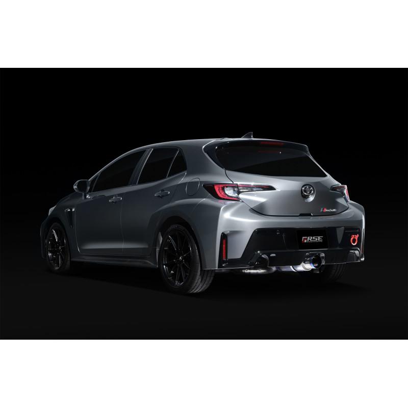 RSE リアルスピードエンジニアリング フルチタンマフラー タイプR (シングル) GRカローラ GZEA14H G16E-GTSの画像